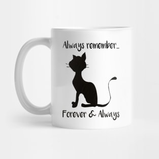 Cat Lovers unconditional Love Quote Mug